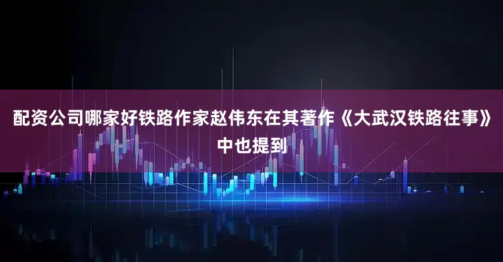 配资公司哪家好铁路作家赵伟东在其著作《大武汉铁路往事》中也提到