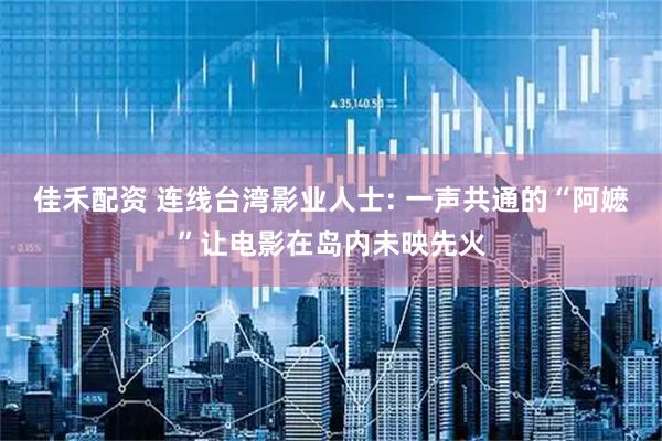 佳禾配资 连线台湾影业人士: 一声共通的“阿嬷”让电影在岛内未映先火